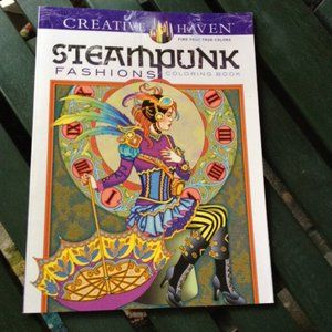 Steampunk Fashion Adult/Teen Coloring Book